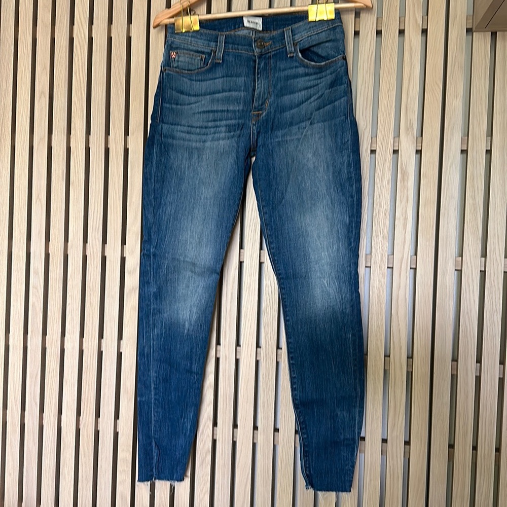 Hudson raw hem skinny jean